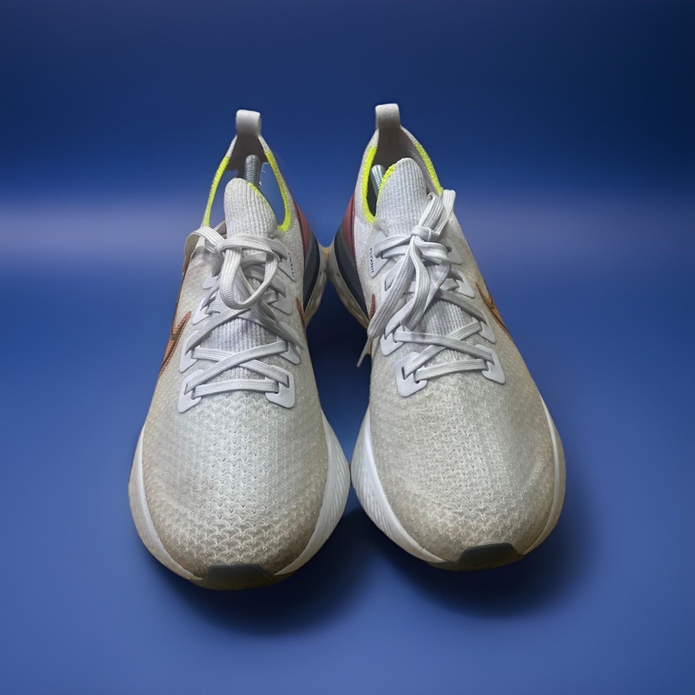 Nike Mens‎ React Infinity Run CD4371-004 White Running Sneakers Men's Size 9.5
